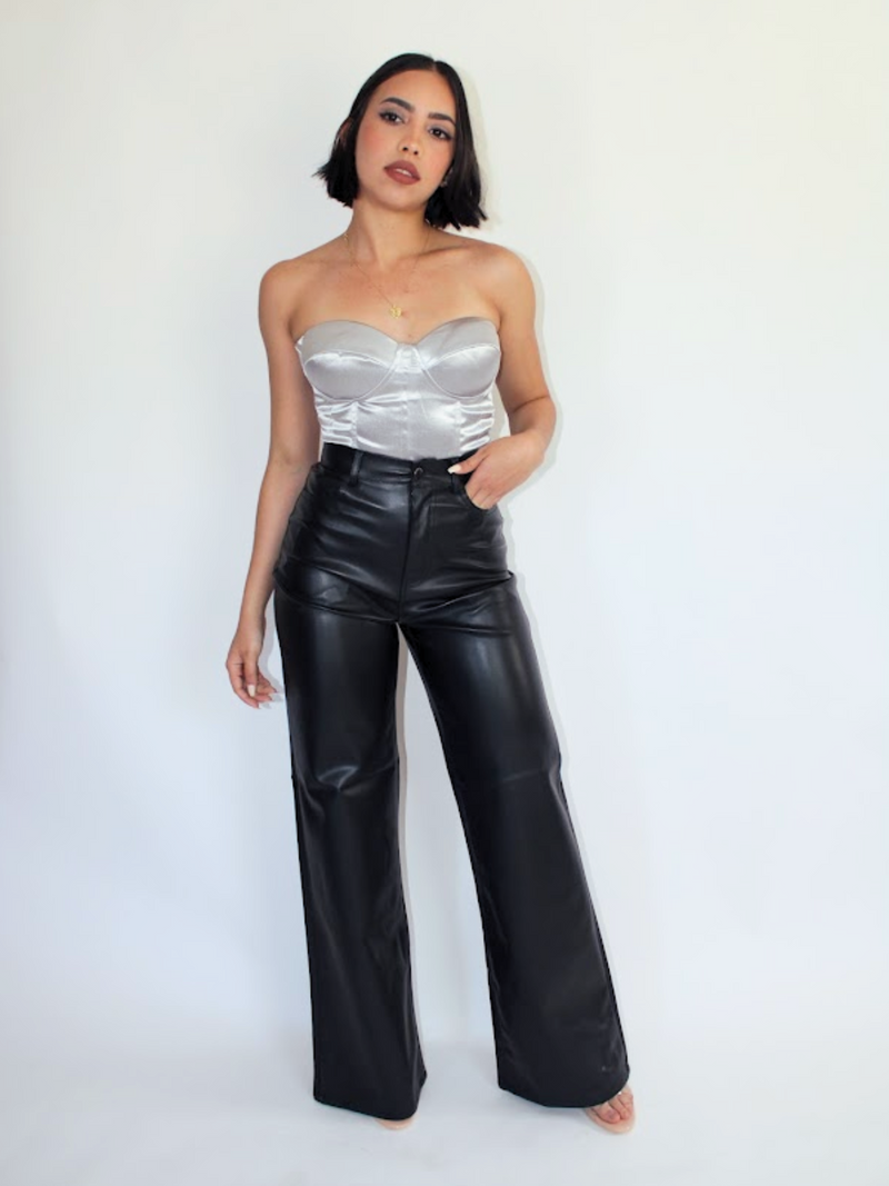 パンツ NUTEMPEROR WIDE PU LEATHER PANTS 生産終了】NUTEMPEROR パンツ NUTEMPEROR WIDE PU LEATHER PANTS 生産終了】NUTEMPEROR