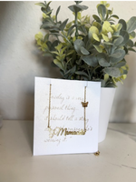 Mamacita Necklace with Butterfly Charm